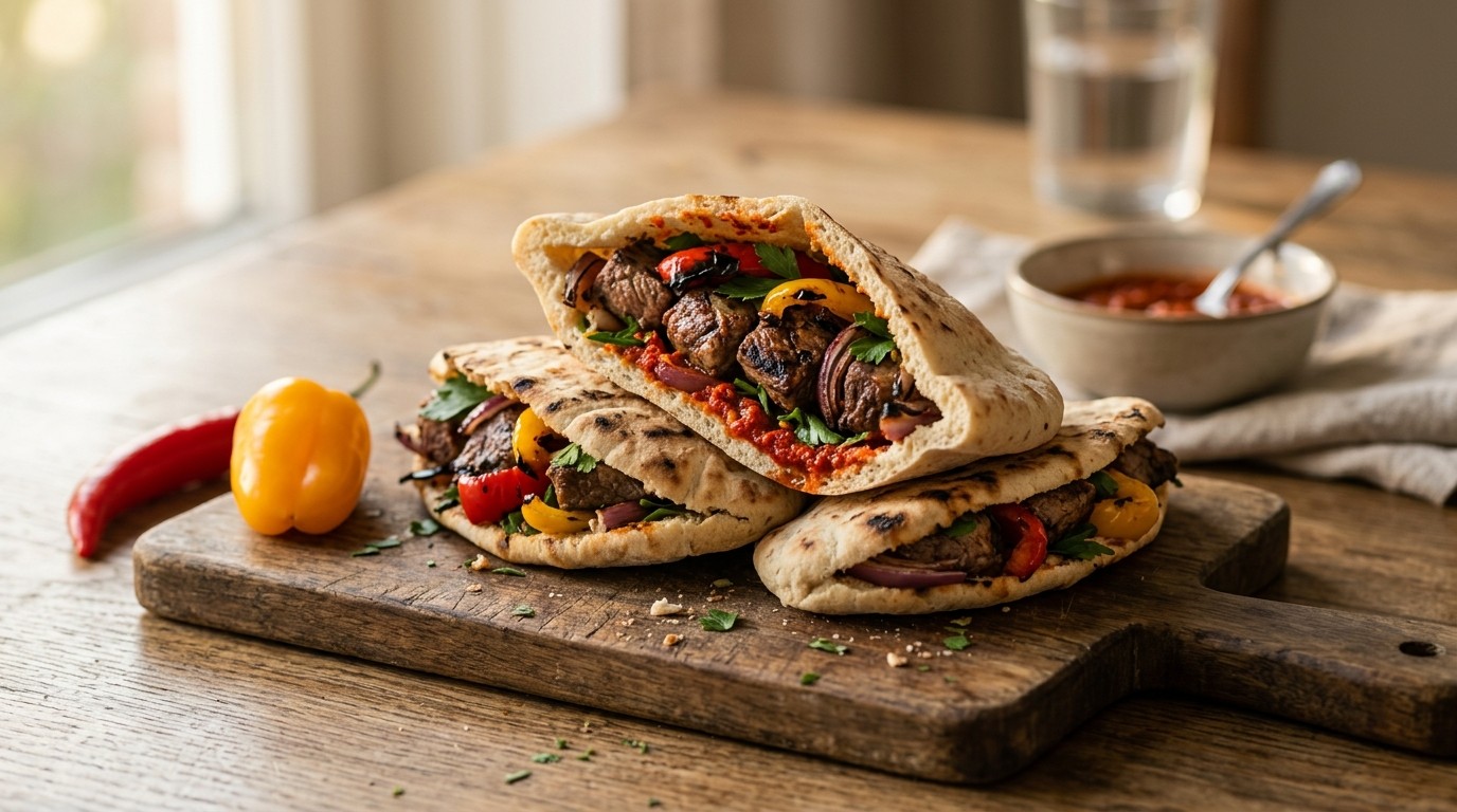Shaslik Pittabroodjes