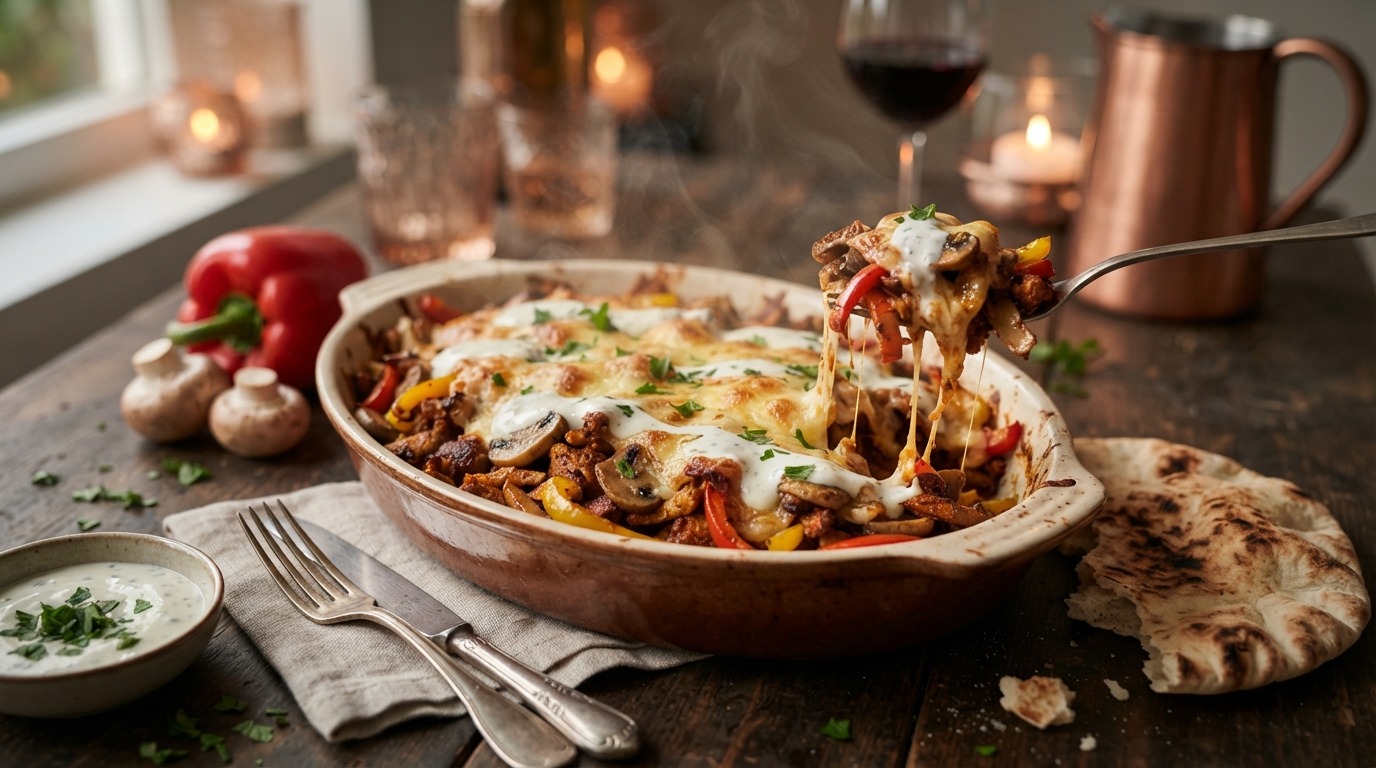Shoarmaschotel recept Shoarmaschotel recept