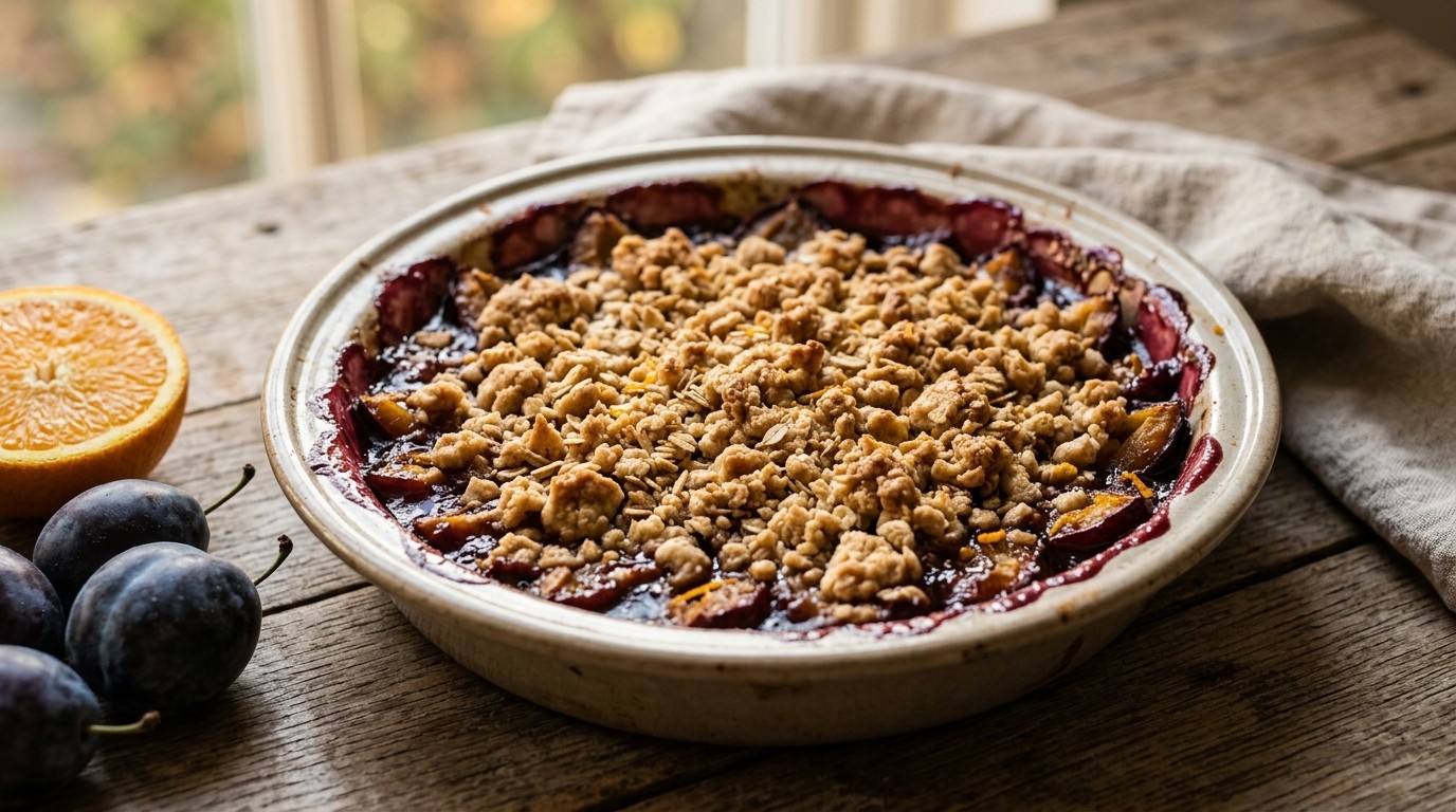 Simpele Fruitcrumble