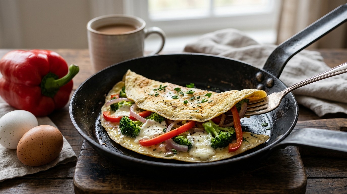 Slanke Groenten Omelet