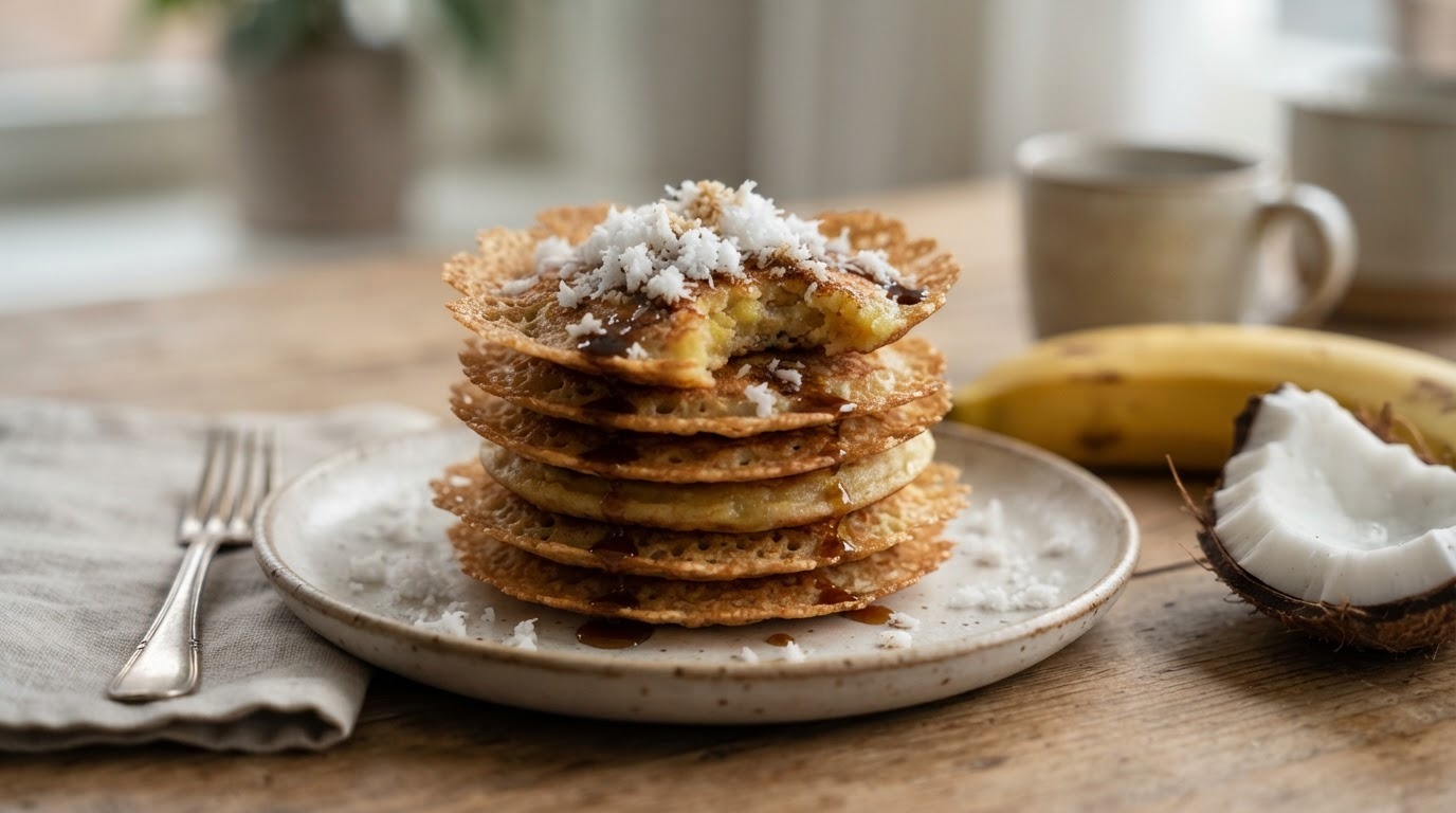 Smeerpropjes ( Kleine Bananenpannenkoekjes) recept Smeerpropjes ( Kleine Bananenpannenkoekjes) recept