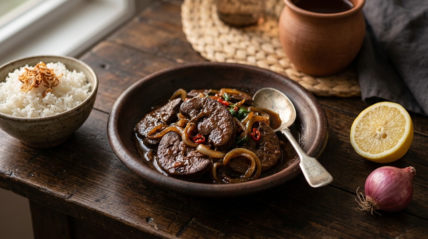 Smoor Ginjal (mild Gekruide Niertjes)