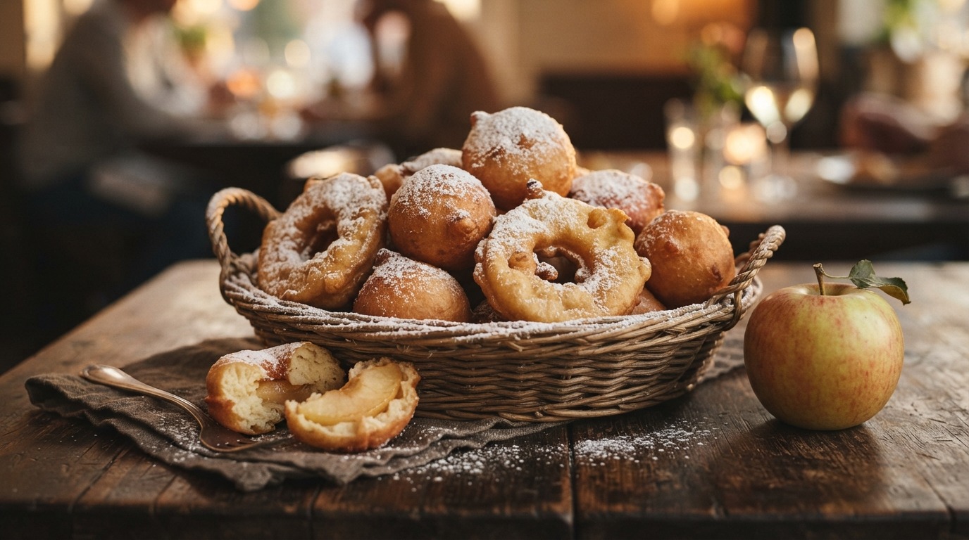 Smoutebollen , Appelbeignets