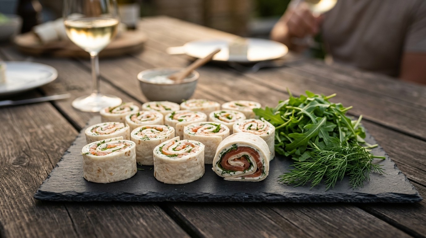 Snackwrap Zalm recept Snackwrap Zalm recept