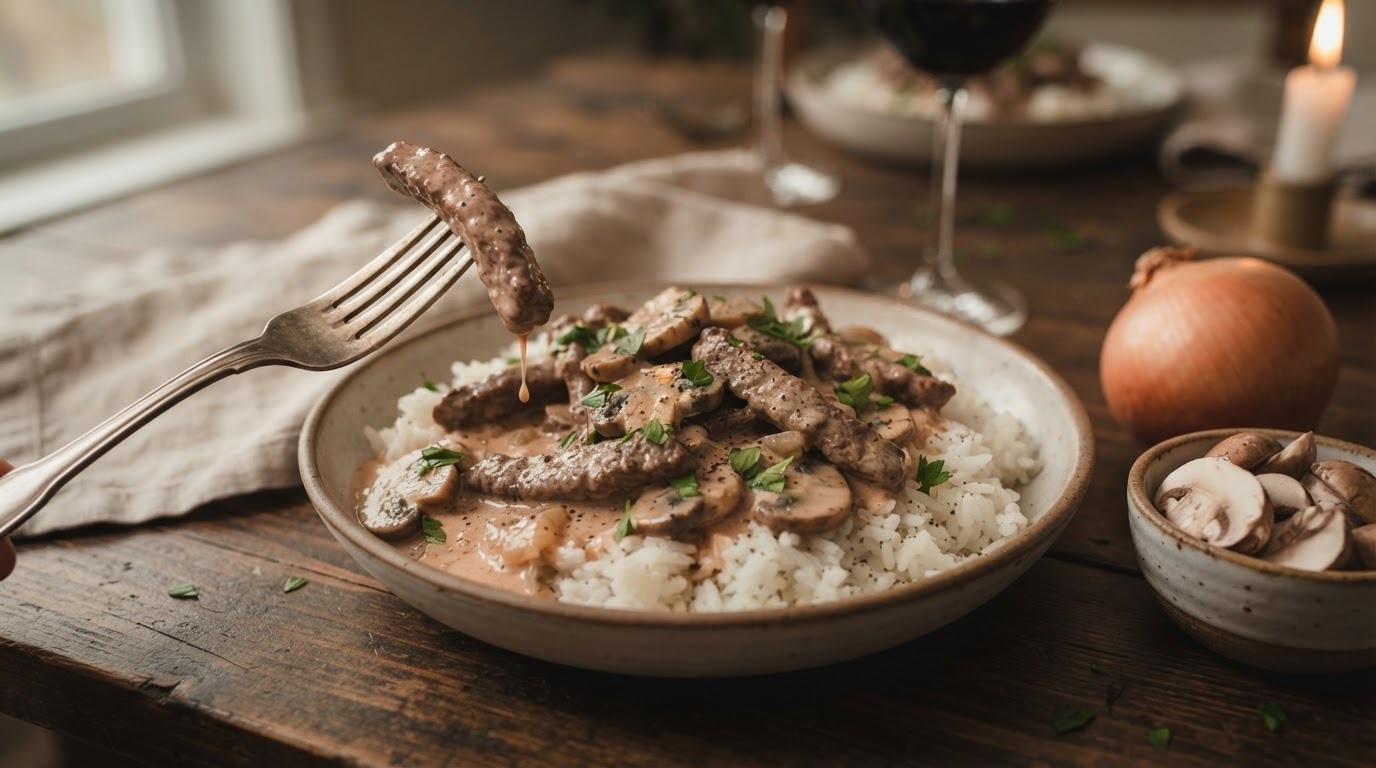 Snelle Bief Stroganoff