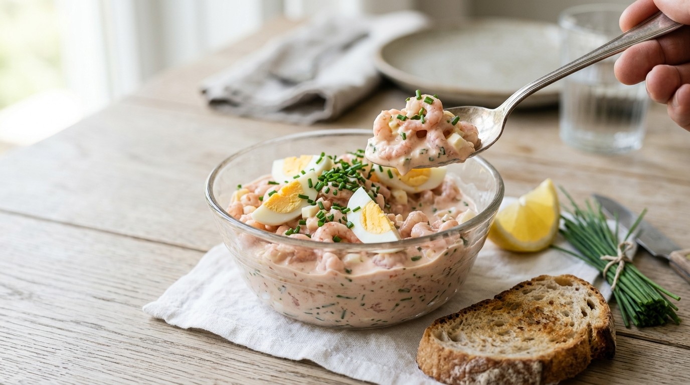 Snelle Garnalensalade recept Snelle Garnalensalade recept