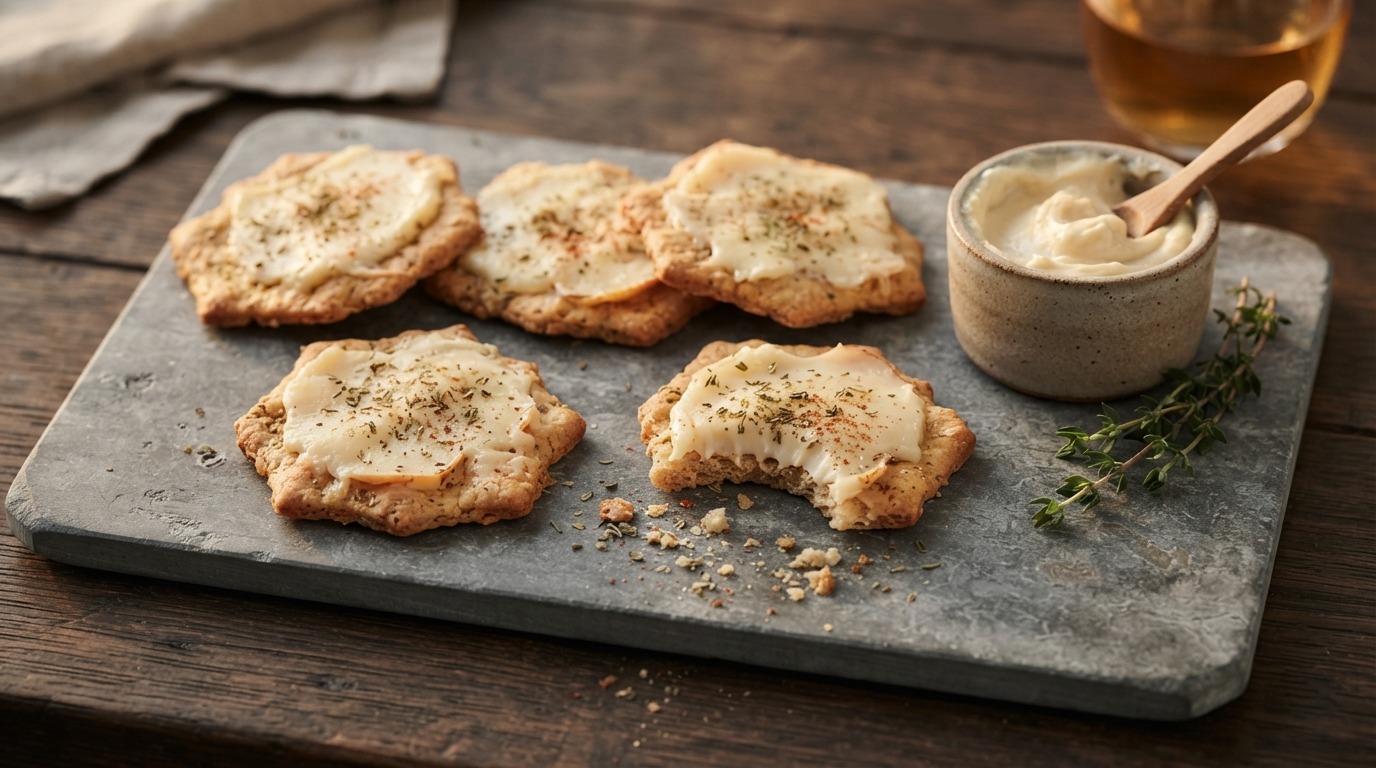 Snelle Rookkaas Crackers