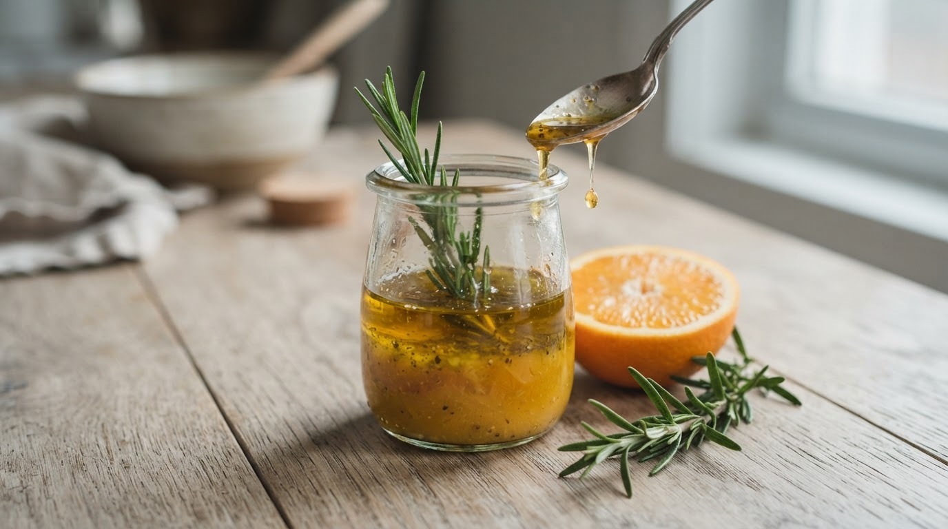 Snelle Sinaasappelvinaigrette