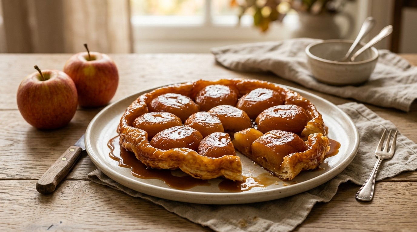 Snelle Tarte Tatin recept Snelle Tarte Tatin recept