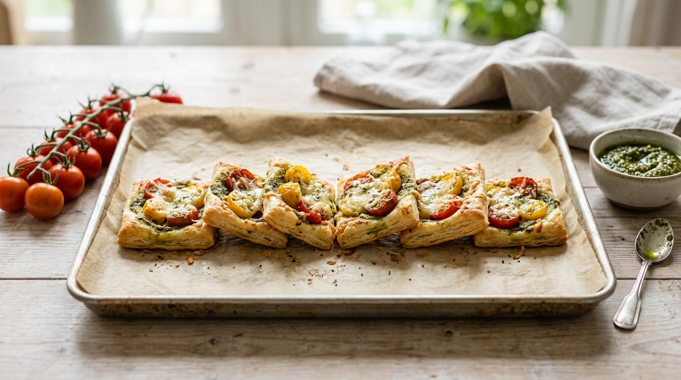 Snelle Tomatentaartjes recept Snelle Tomatentaartjes recept