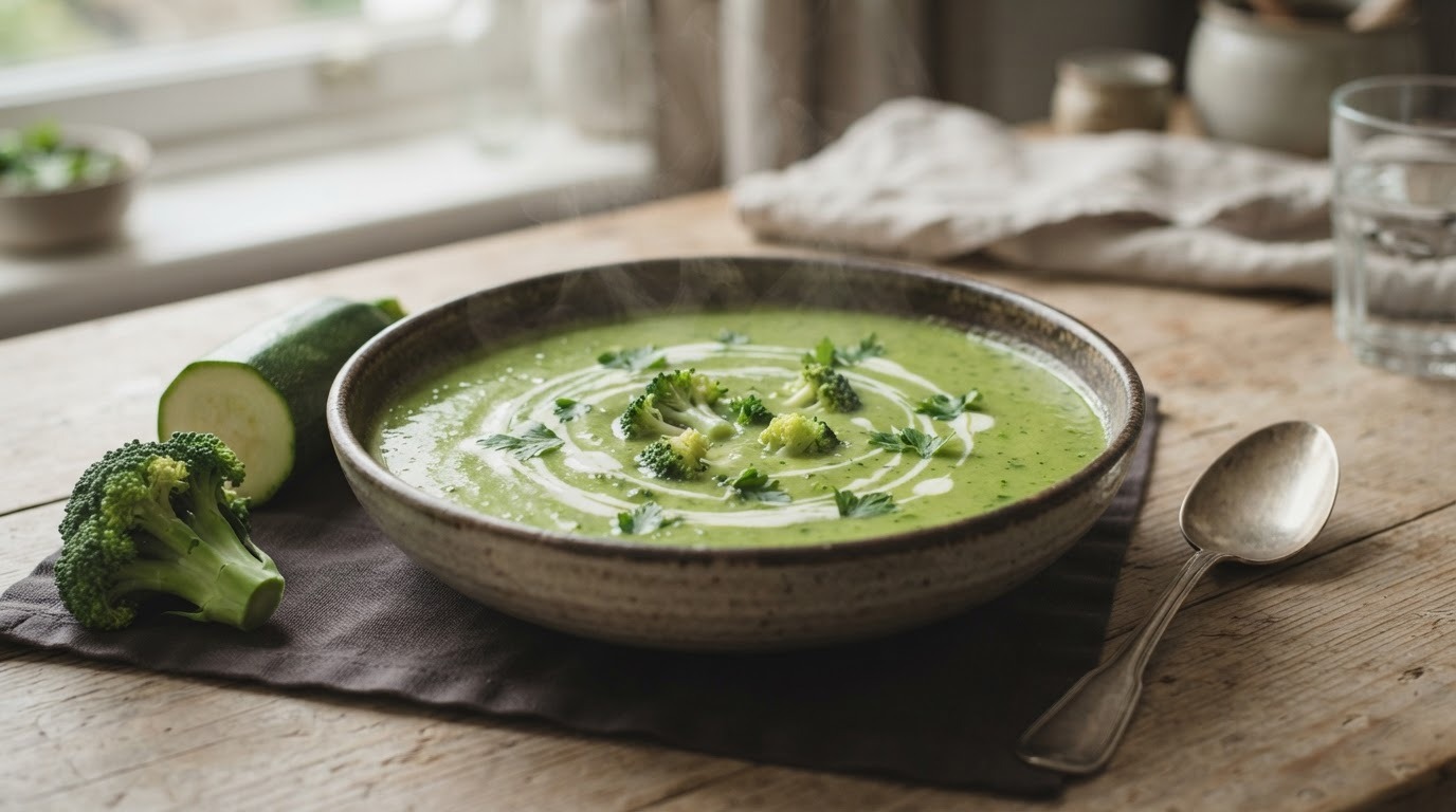 Soep met Broccoli en Courgette recept Soep met Broccoli en Courgette recept