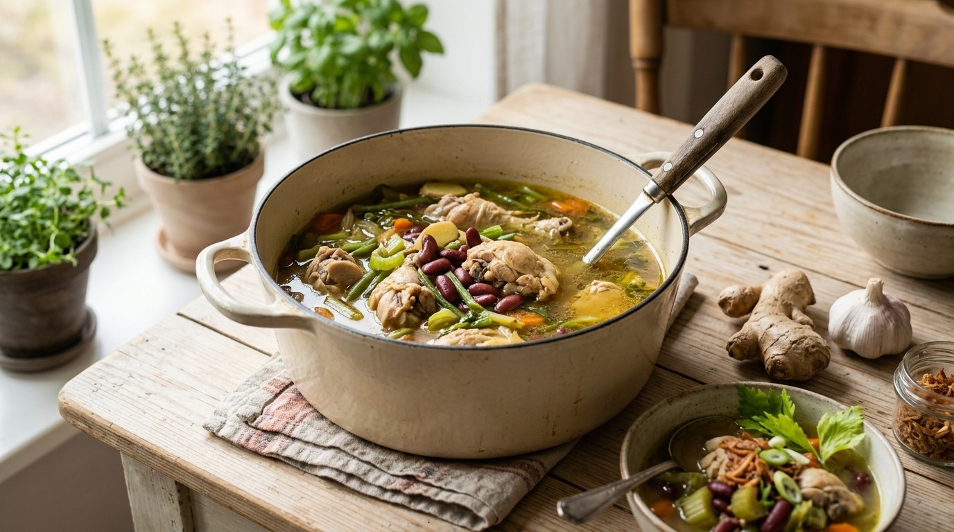 Sop Ayam Kacang Merah