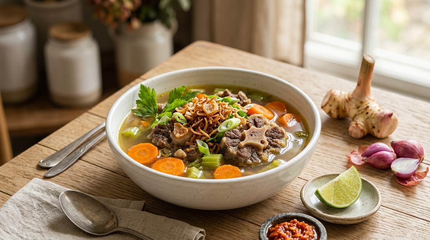 Sop Ekor Sapi (ossenstaartsoep)