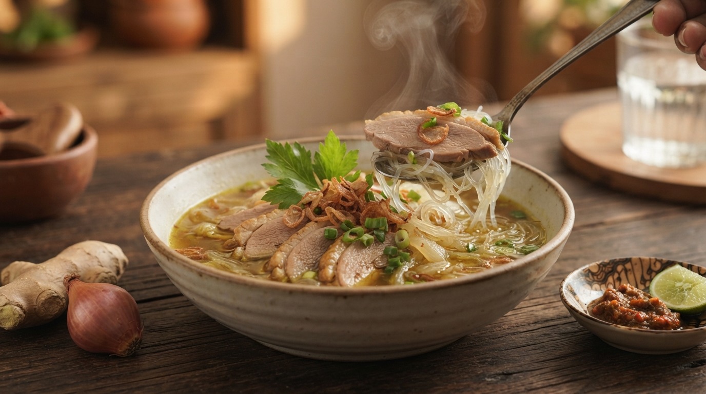 Soto Bebek (soep van de Eend)