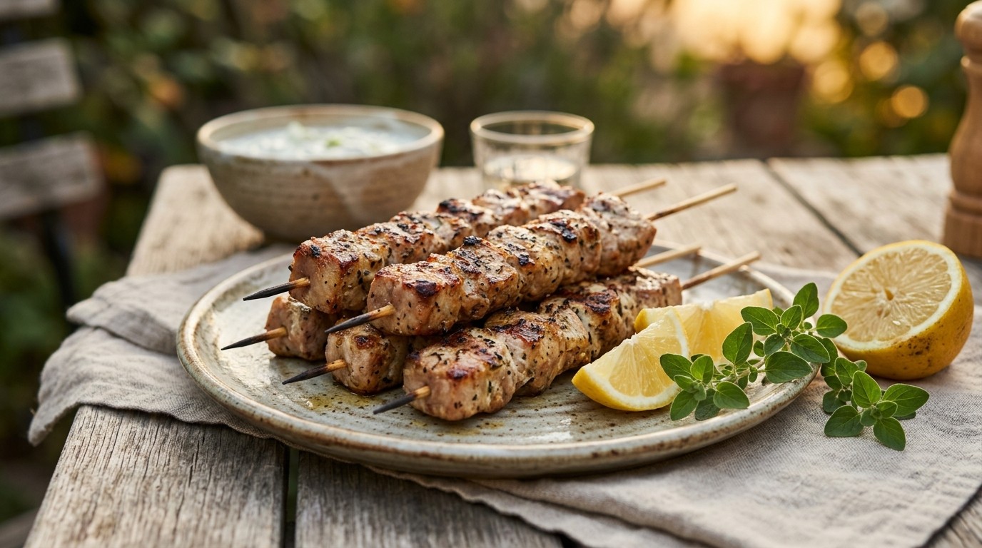 Souvlakia recept Souvlakia recept