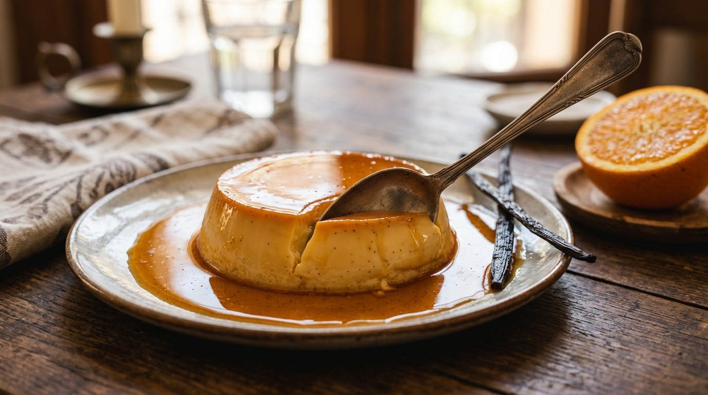 Spaanse Caramel Custard