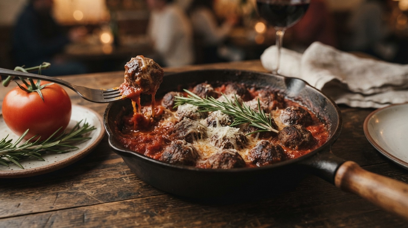 Spaanse Gehaktballetjes in Tomatensaus