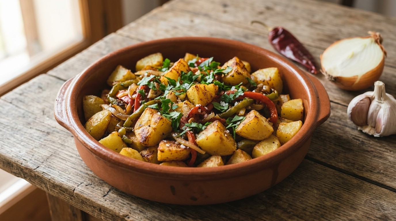 Spaanse Paprika-aardappels recept Spaanse Paprika-aardappels recept