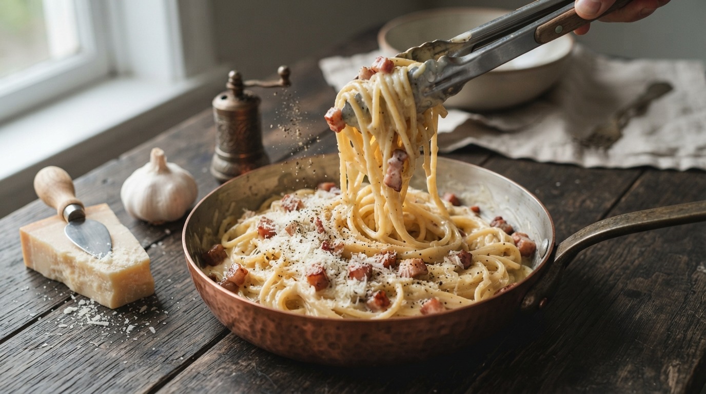 Spaghetti Carbonara recept Spaghetti Carbonara recept