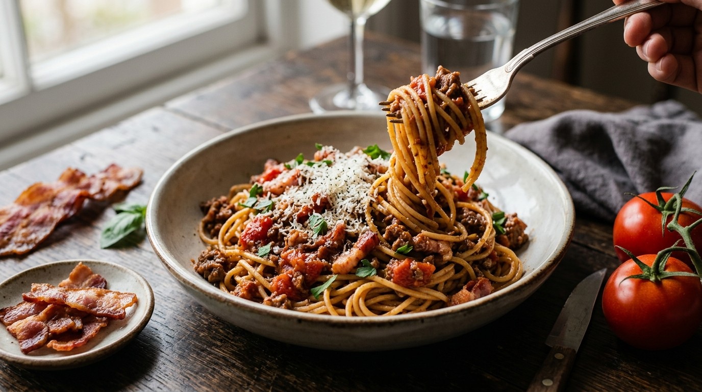Spaghetti Combie recept Spaghetti Combie recept