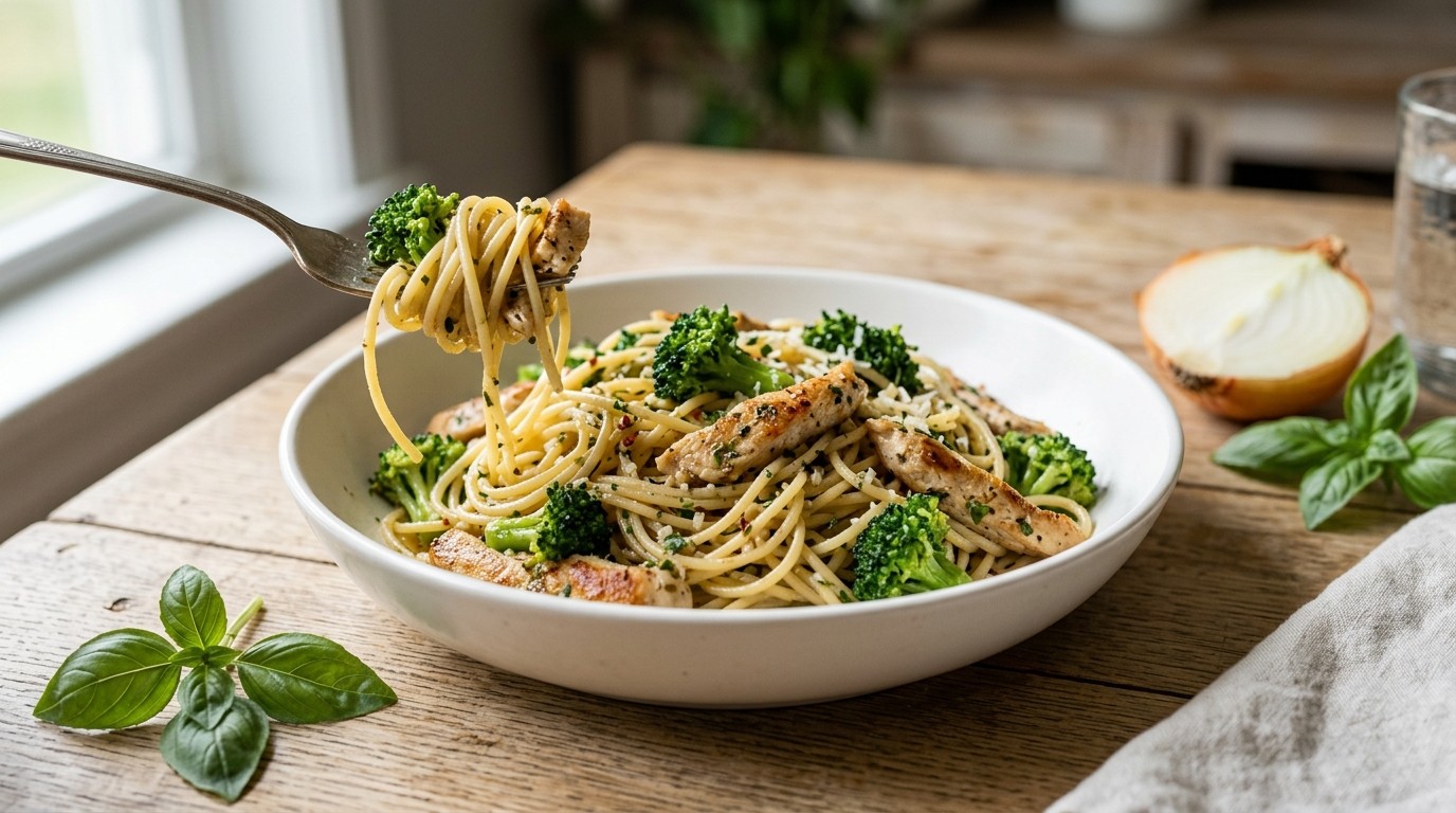 Spaghettinni met Broccoli