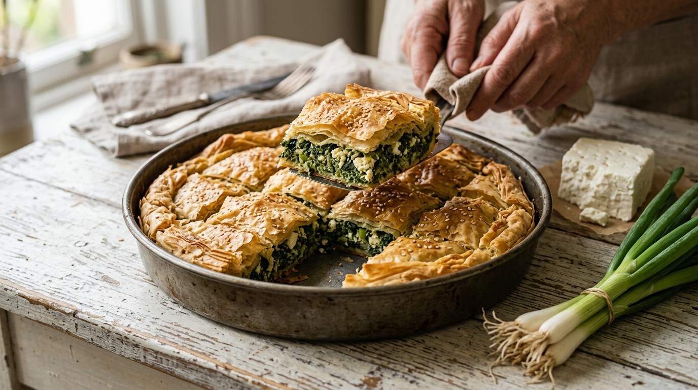 Spanakopita recept Spanakopita recept