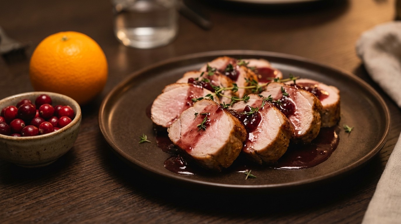 Speenfilet met Cranberrysaus