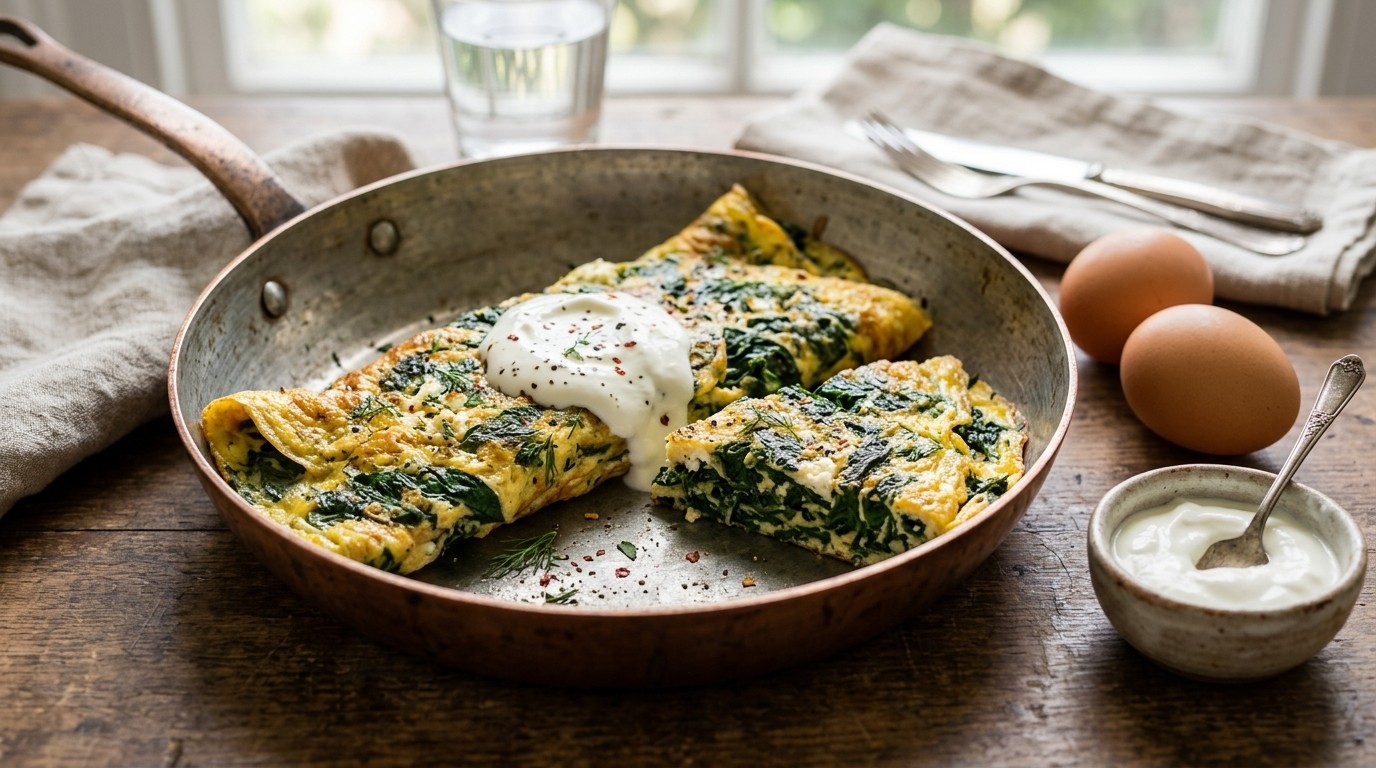 Spinazie Omelet