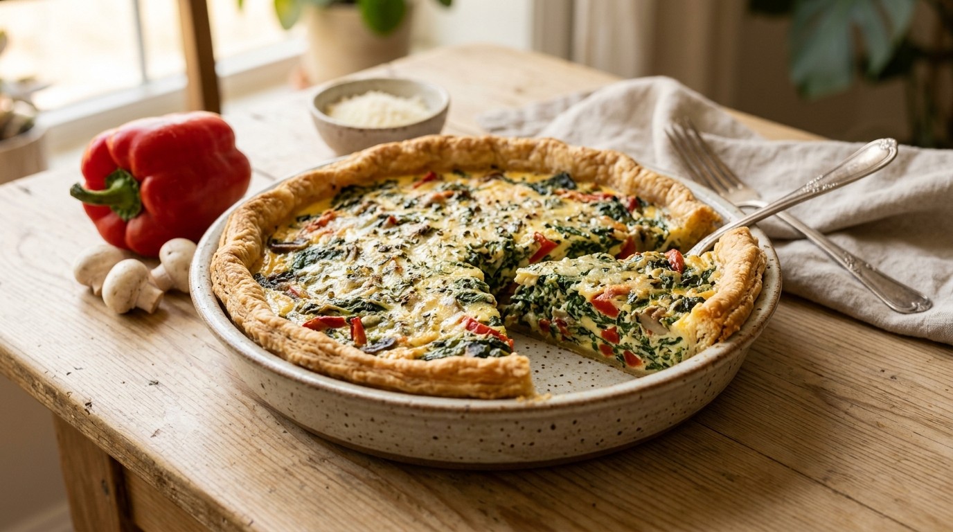 Spinazie-quiche recept Spinazie-quiche recept