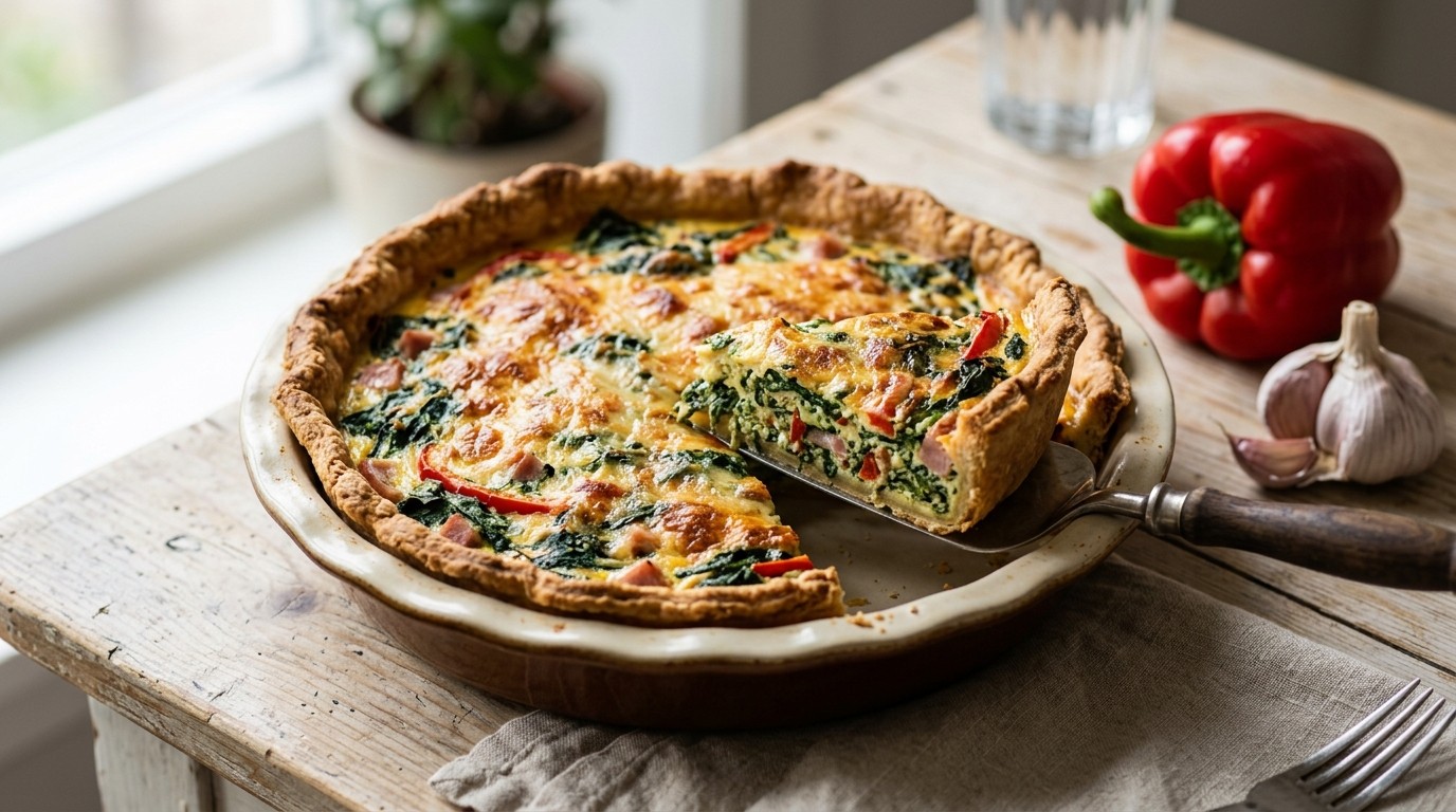 Spinazie Quiche