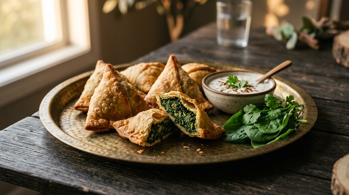 Spinazie Samosa's