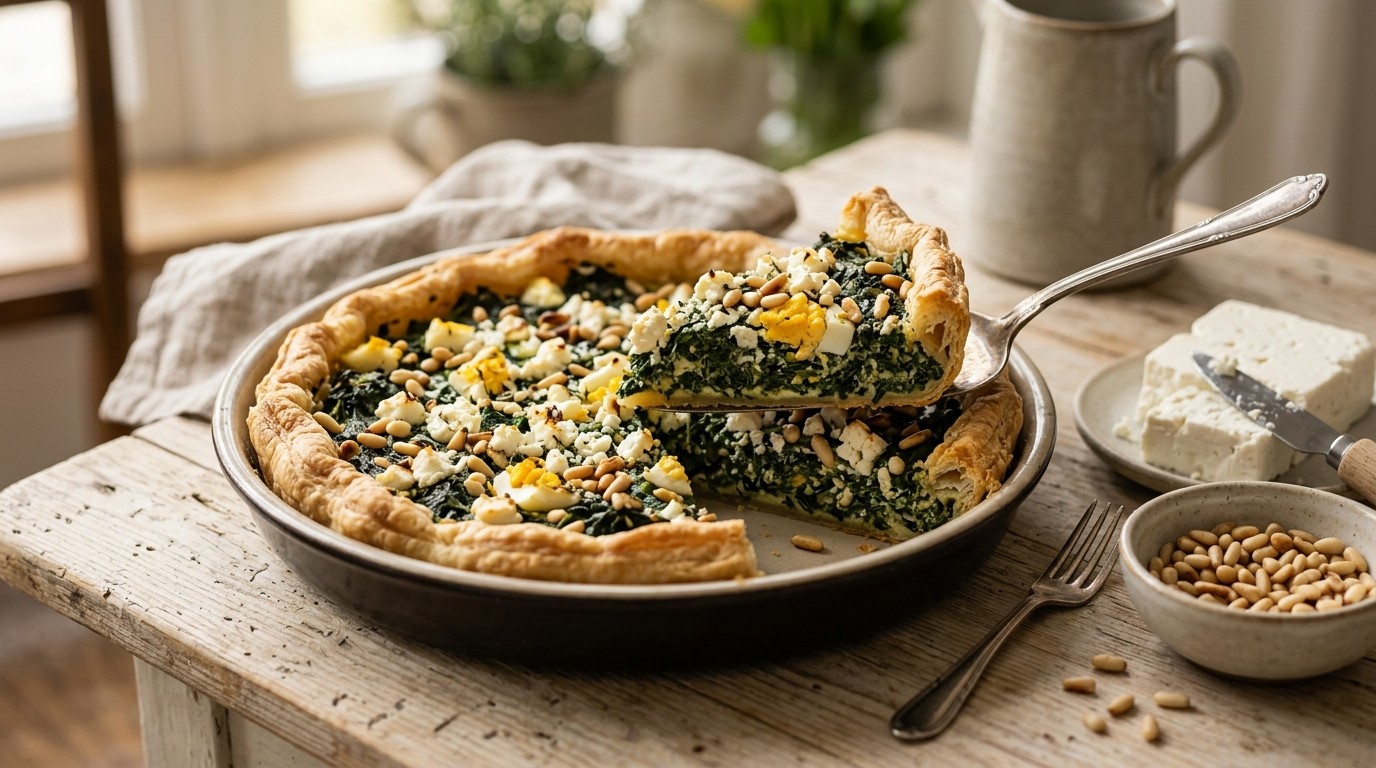 Spinazietaart met Feta
