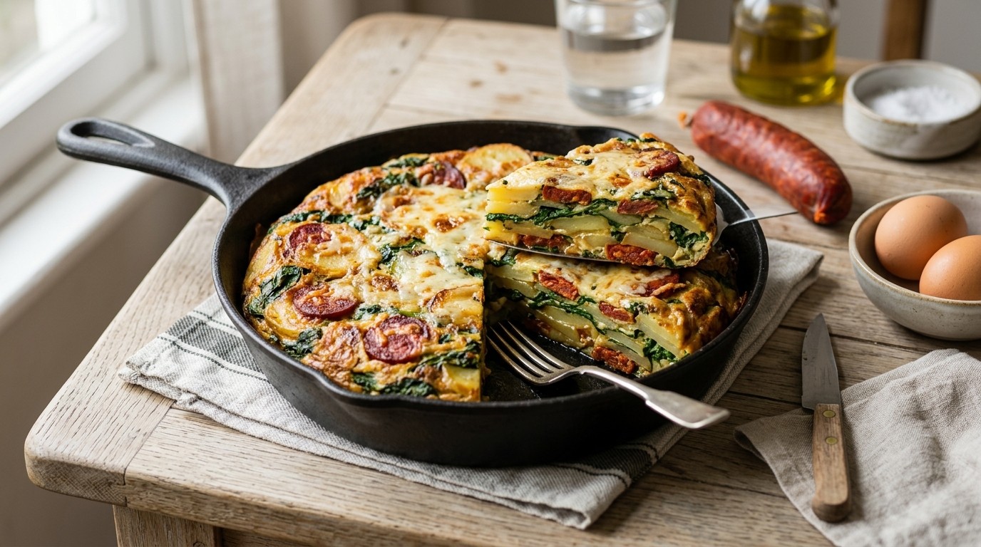 Spinazietortilla