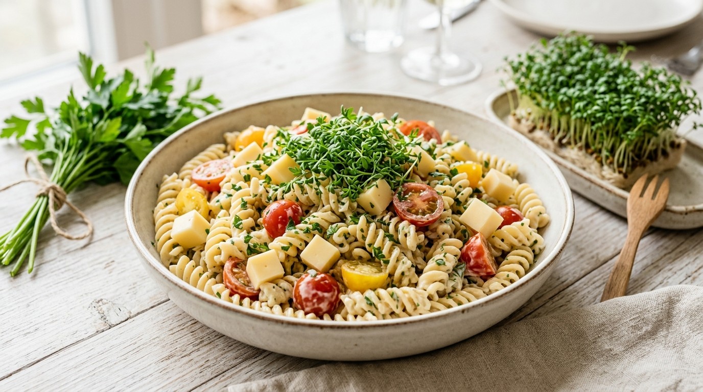 Spiraalpasta met Kaas en Tomaten recept Spiraalpasta met Kaas en Tomaten recept
