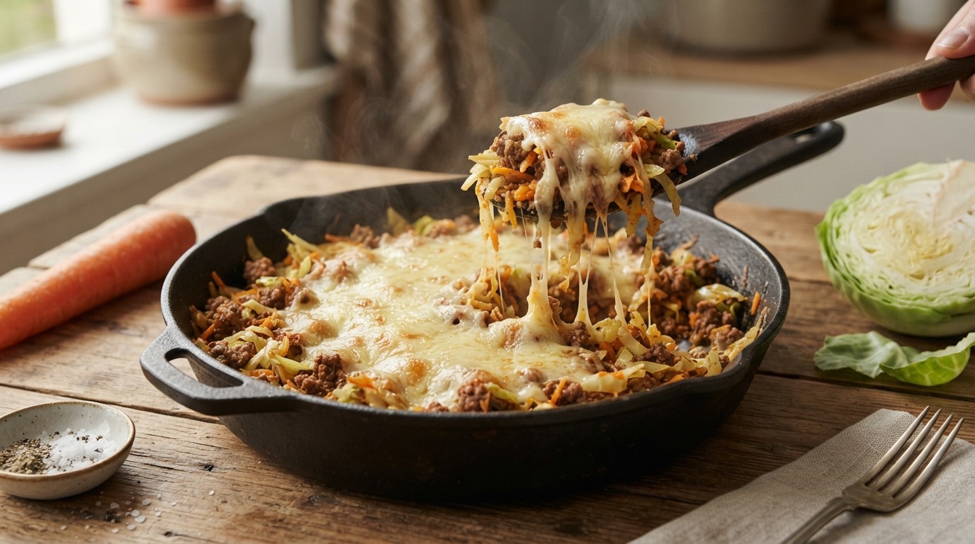 Spitskool Gehaktschotel (koolhydraatarm) recept Spitskool Gehaktschotel (koolhydraatarm) recept