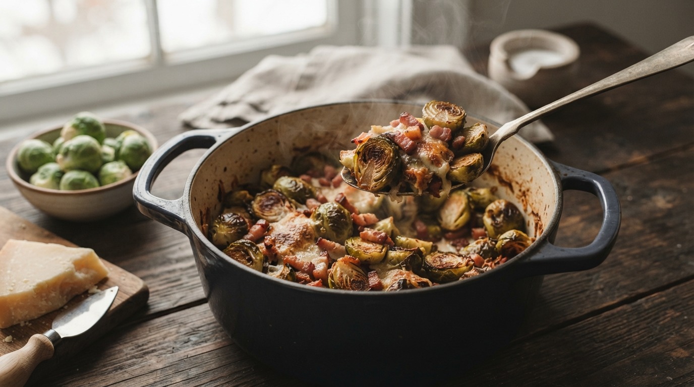 Spruiten met Spekjes uit de Oven