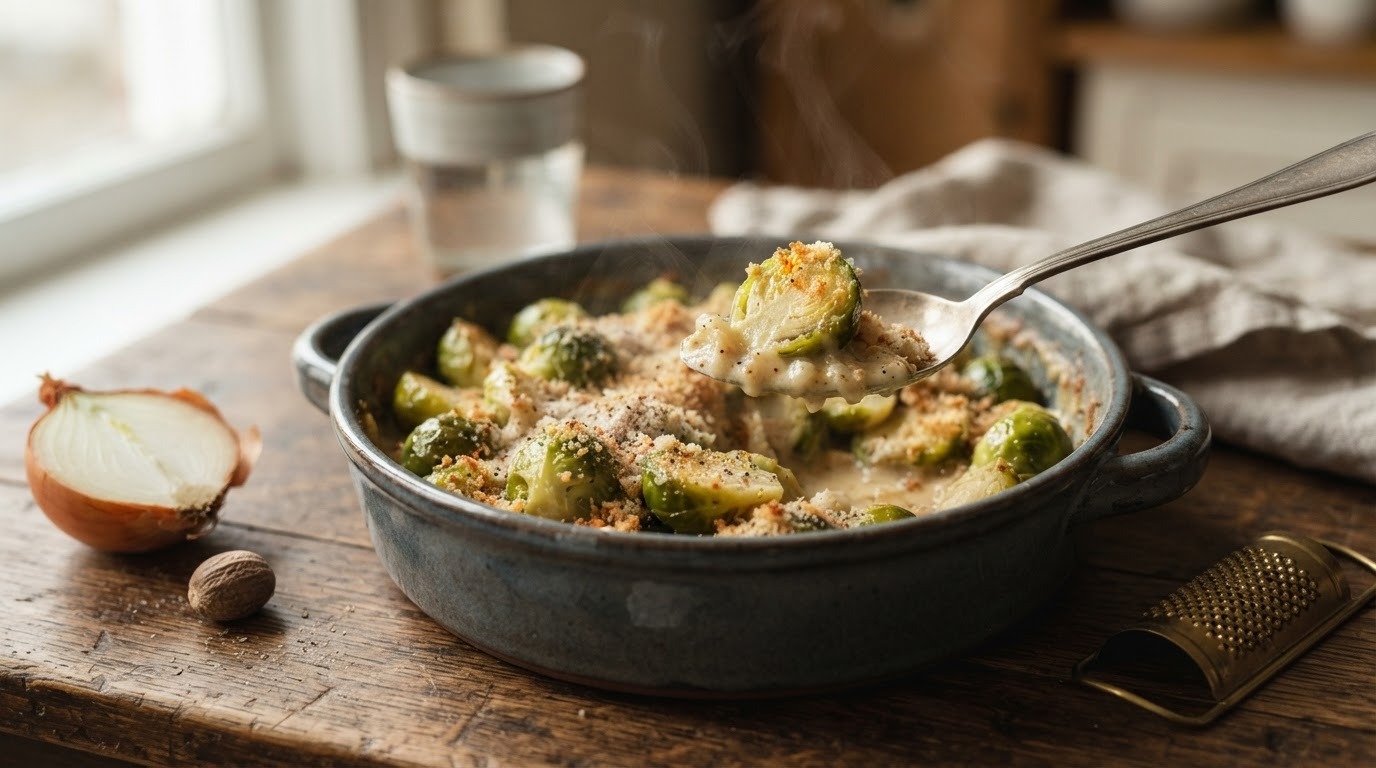 Spruitjes met Uiensaus