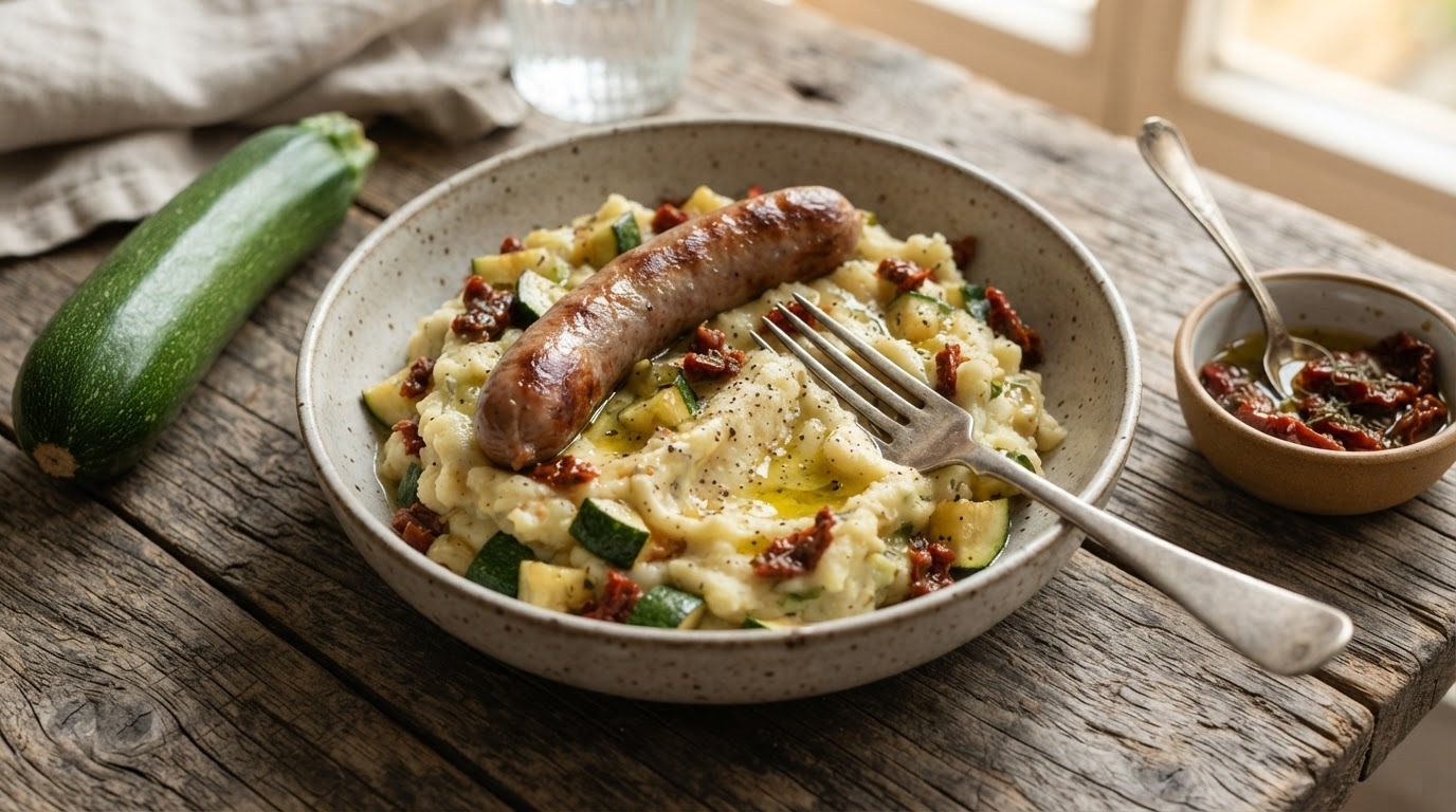 Stampot met Hotdog