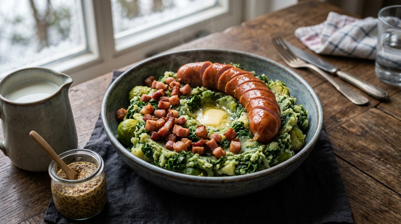 Stamppot Boerekool en Spruitjes