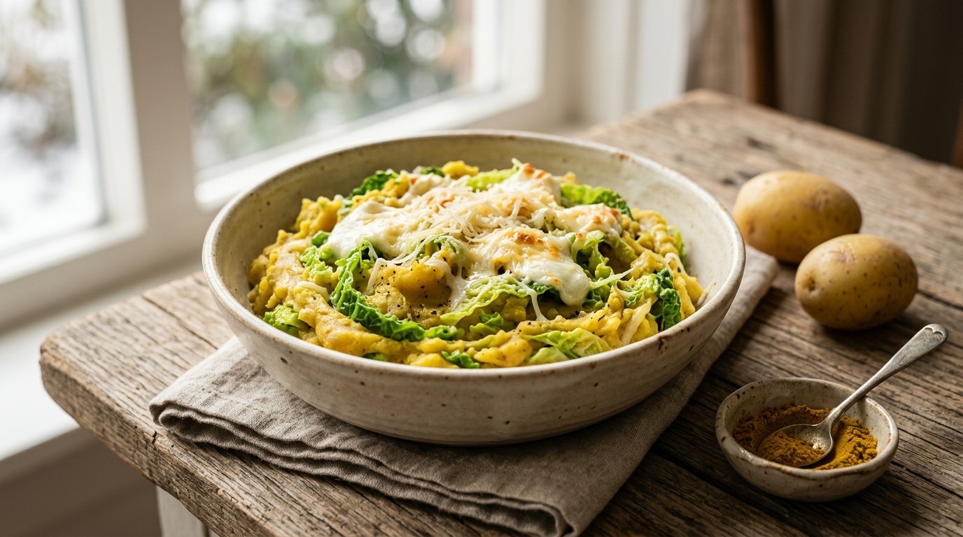 Stamppot Savooiekool met Mozzarella
