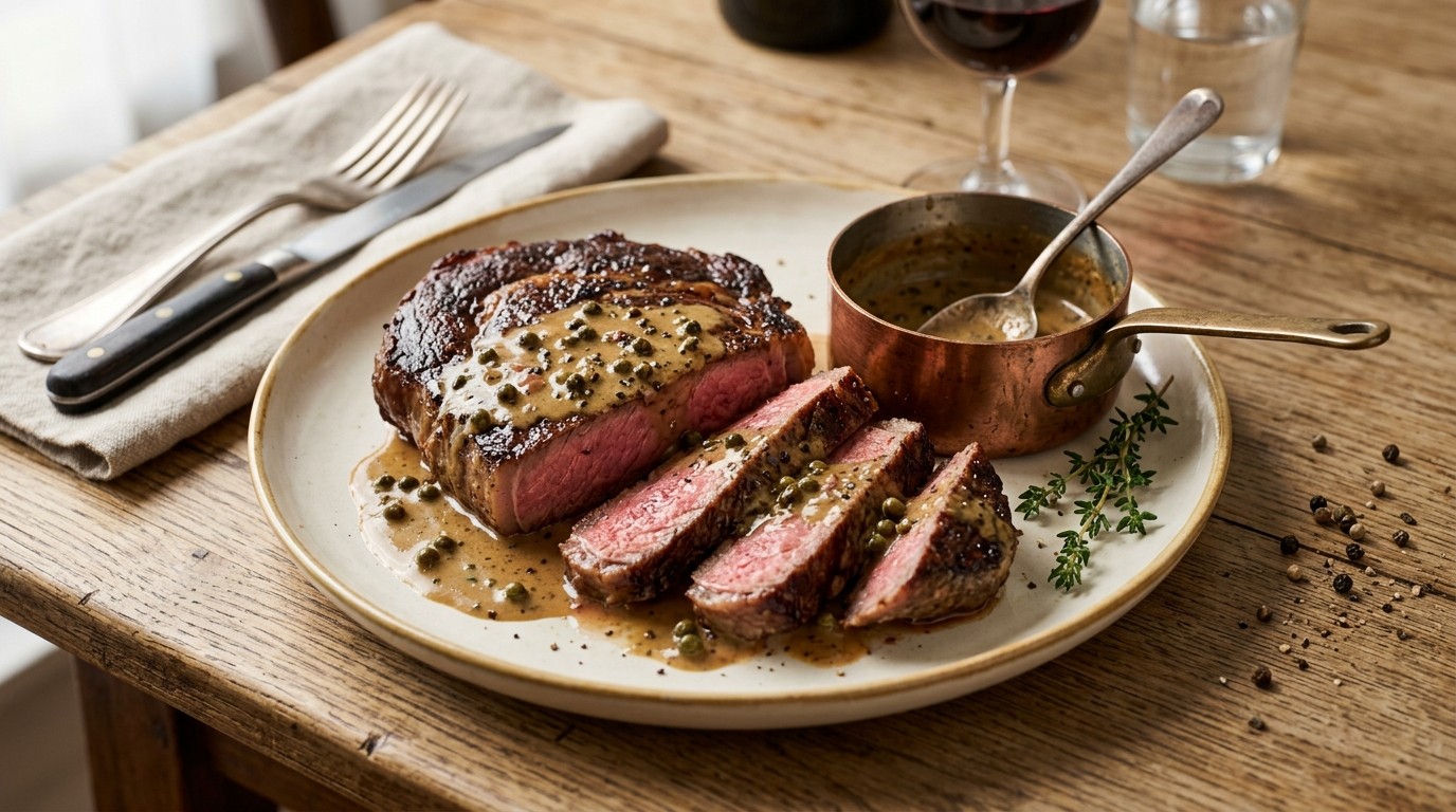 Steak au Poivre
