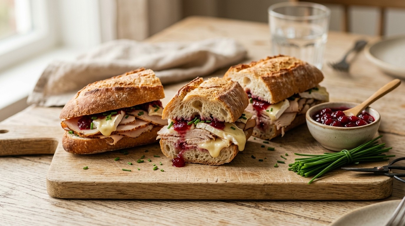 Stokbrood met Kalkoen en Brie