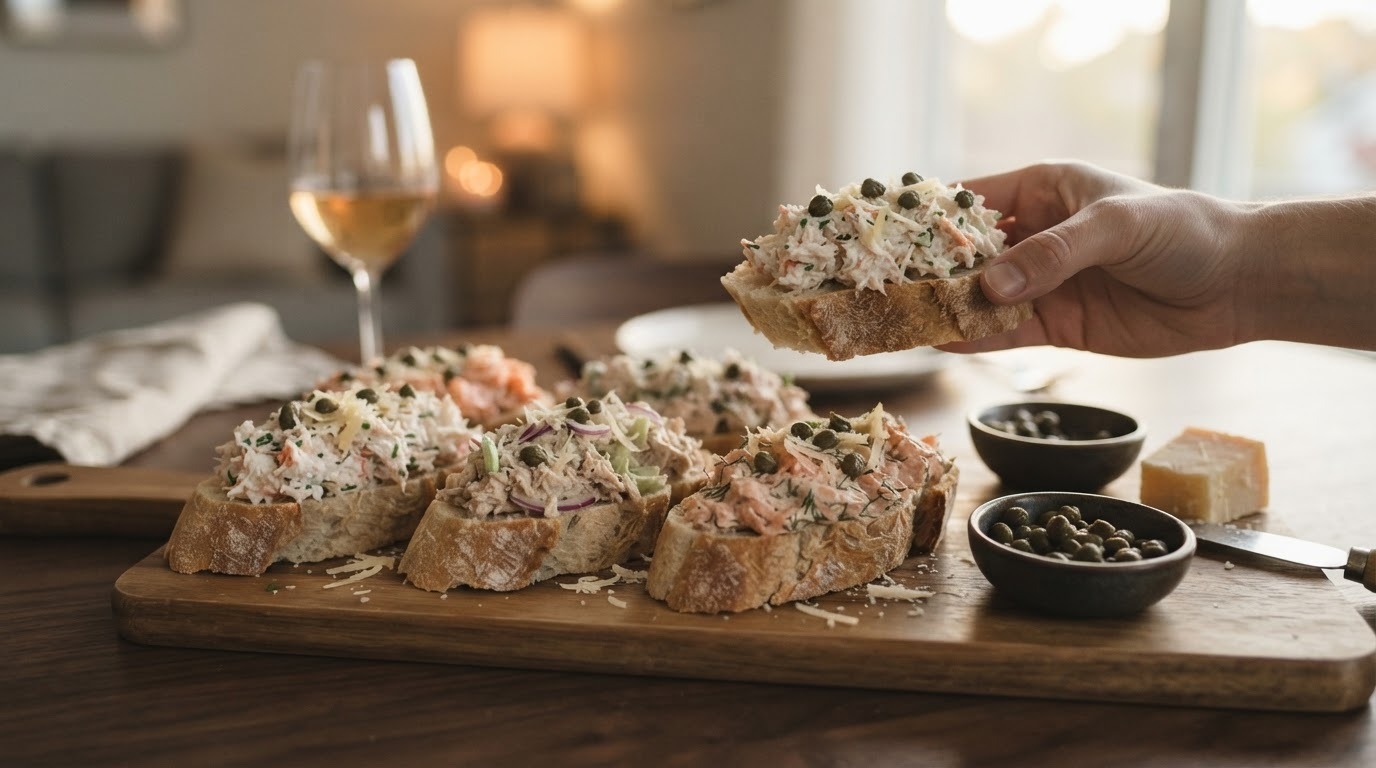 Stokbrood met Salades