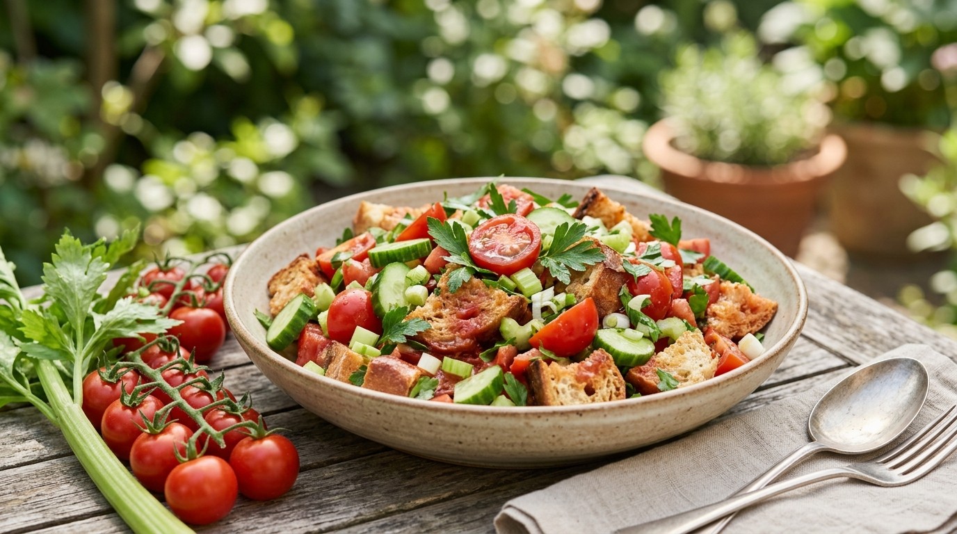 Stokbroodsalade met Komkommer