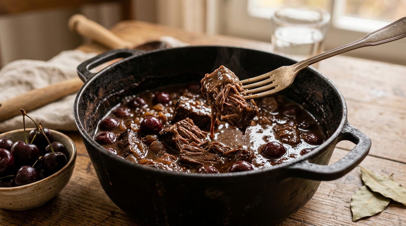 Stooflapjes met Kriek Lambik recept Stooflapjes met Kriek Lambik recept