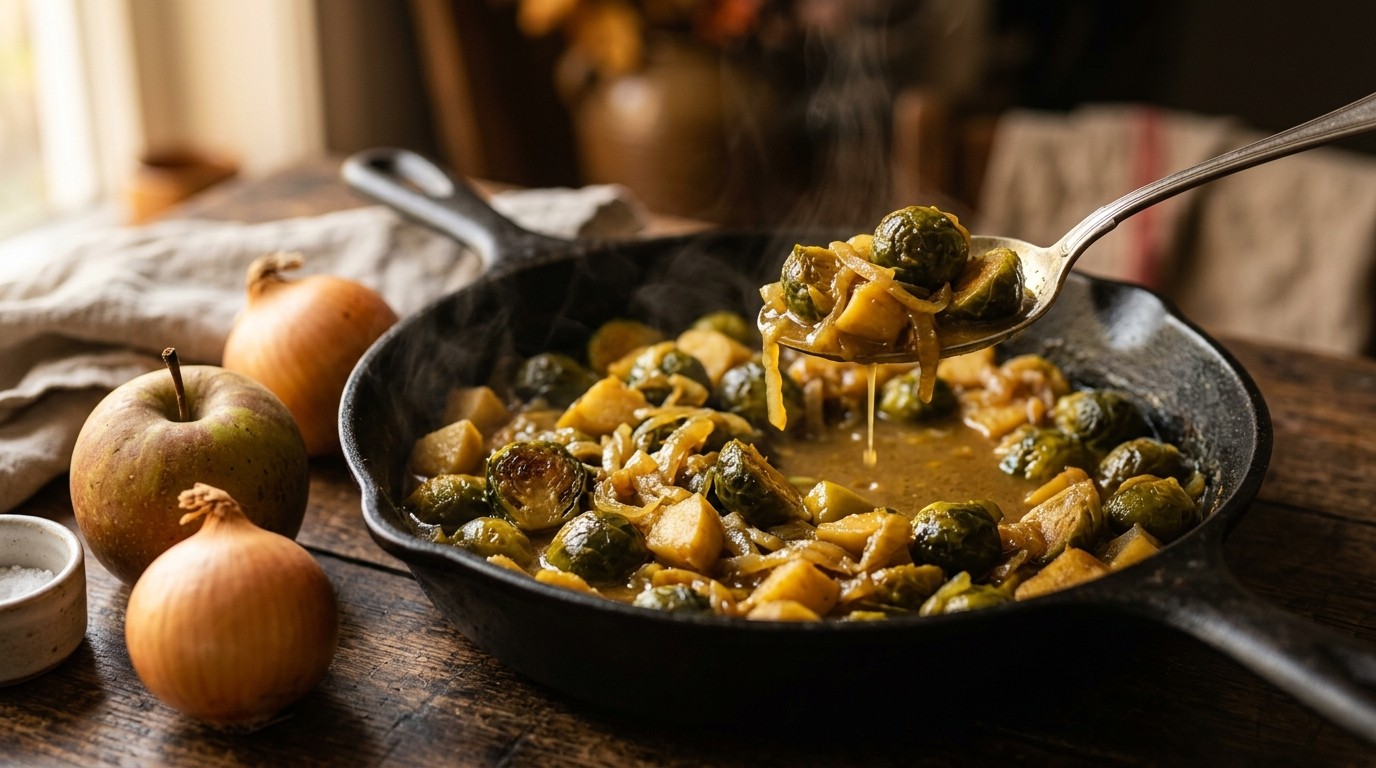 Stoofspruitjes met Appel
