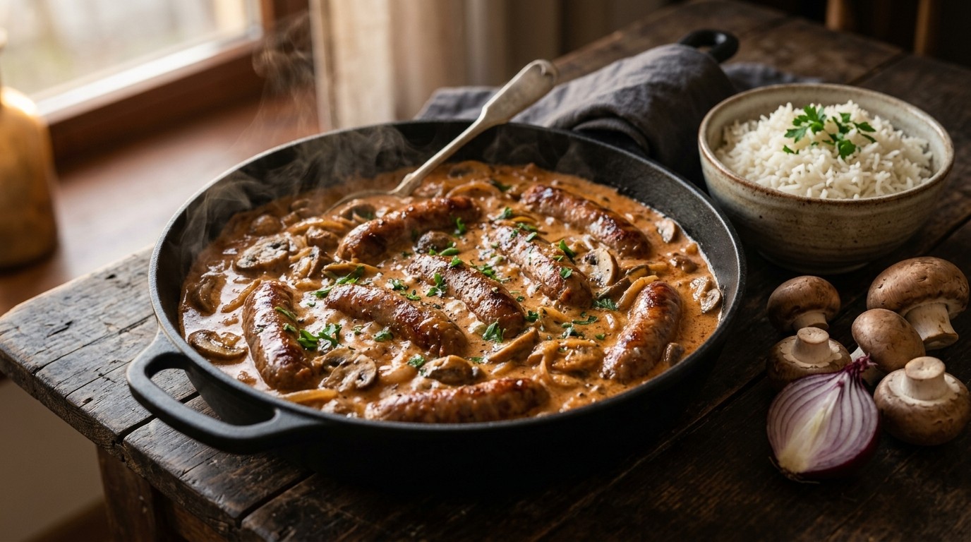 Stroganoff Worstjes