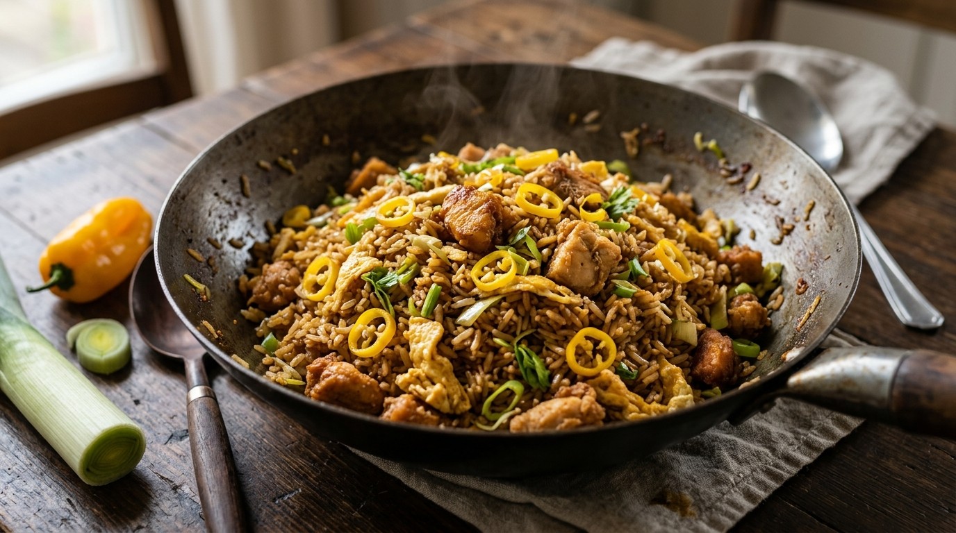 Surinaamse Nasi Goreng recept Surinaamse Nasi Goreng recept