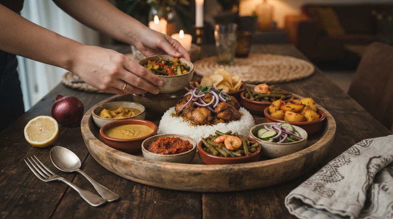 Surinaamse Rijsttafel