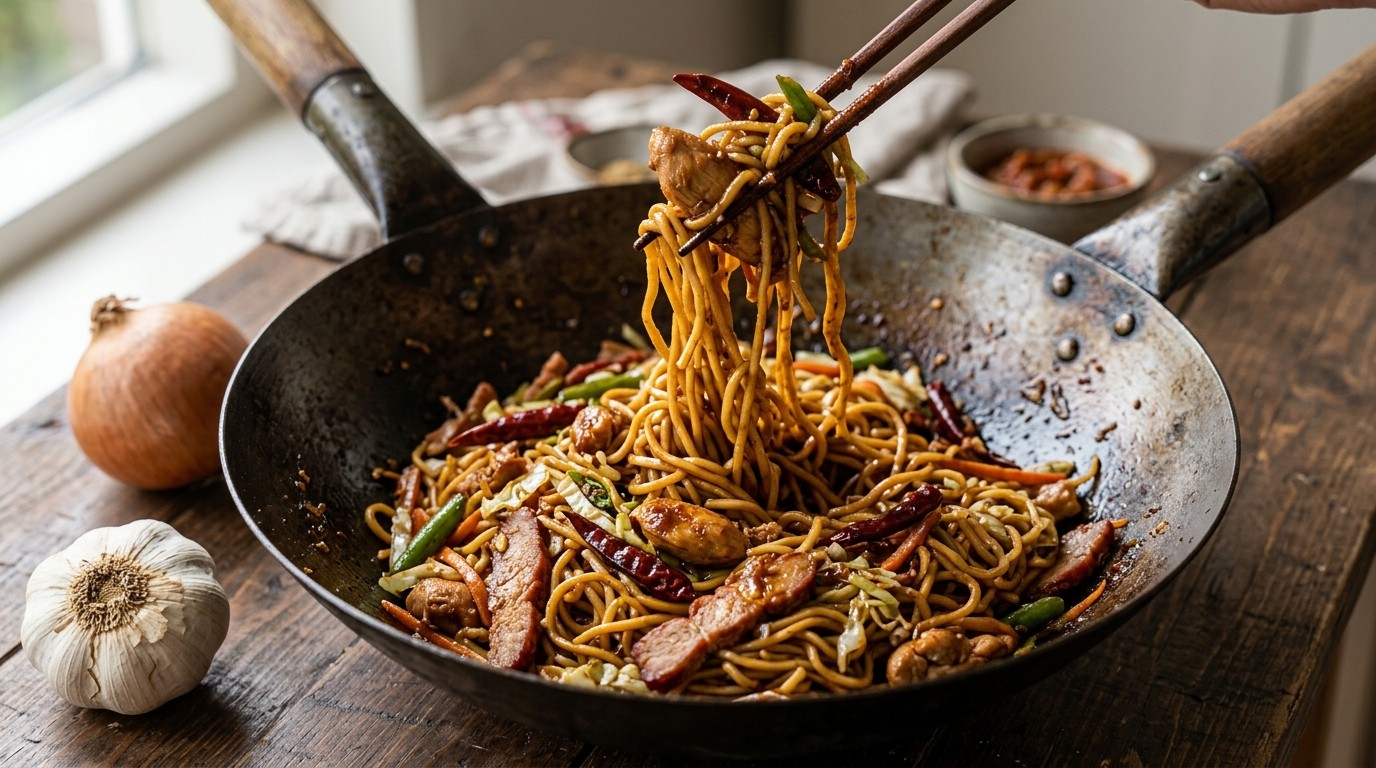 Surinamse Bami Schotel recept Surinamse Bami Schotel recept